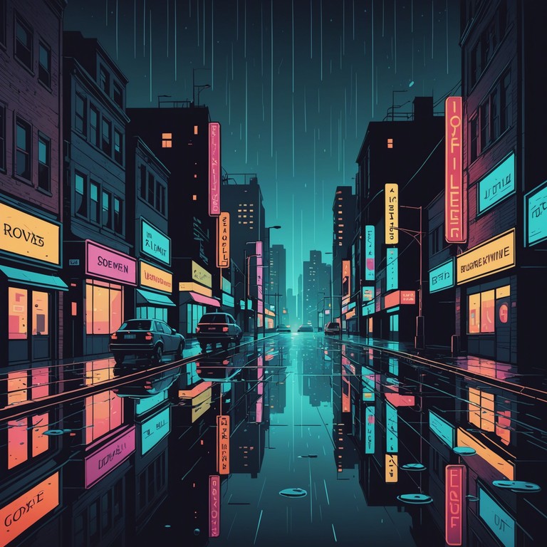A piece filled with pulsating rhythms and dreamy synthesizers encapsulating the quintessence of 80s night time drives. The music flows with a hypnotic consistency, ideal for evoking feelings of nostalgia and depth, suitable for immersive late night listening sessions.