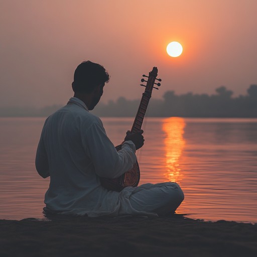 An instrumental piece rooted in hindustani classical music, invoking deep emotions of bittersweet nostalgia. The melodies weave through delicate sitar strings and gentle tabla rhythms, painting a sonic landscape of longing and reflective solitude.