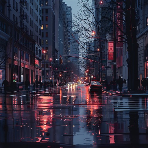 Imagine a quiet evening in the bustling city, where the streetlights cast a reflective glow on the pavement. The air is cool, and the day's noise has faded into a distant hum. This instrumental piece captures the essence of urban peace and tranquility, blending relaxed beats with a gritty undercurrent, creating a chill grime ambiance perfect for unwinding