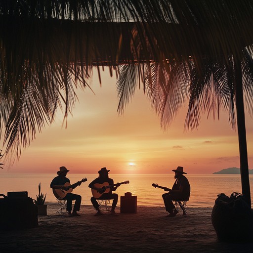 Feel the serene nostalgia and warmth of latin music during sunset. Guitar strings and percussion create a heartwarming mix, perfect for celebrating togetherness and life.