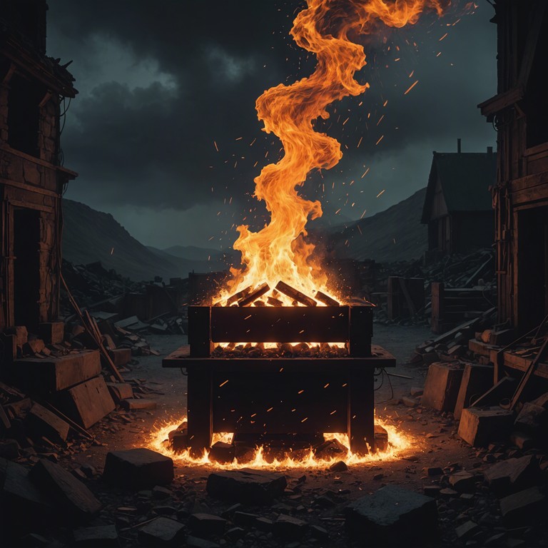 Imagine the molten metal being struck repeatedly, where each strike harmonizes into a symphony of metal and fire. “anvil's echo” takes that imagery and translates it into sound, combining the classical elements of metal music with aggressive modern techniques to create an unstoppable force of sound.