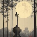 sounds of solitude in moonlit woods.