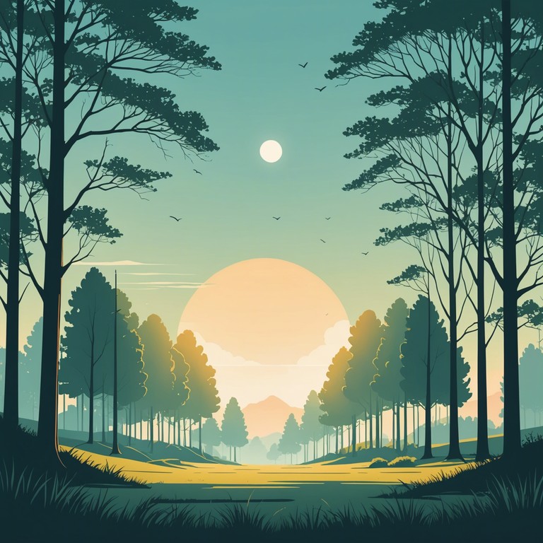 Alternate description highlighting the peaceful qualities of the track, focusing on the gentle progression of melodies that mimic the tranquil and soothing qualities of a sunrise, ideal for deep relaxation or mindful meditation.
