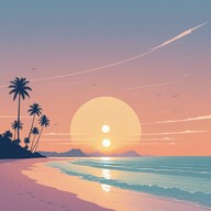 gentle electronic tones float tranquilly.