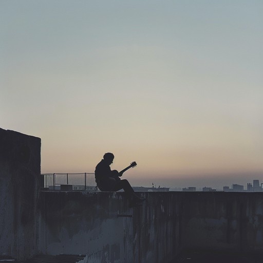 The melancholic rhythm of industrial beats set against ethereal guitar melodies, crafting an urban landscape of dreams and mystery. This instrumental explores the juxtaposition of mechanical textures with flowing, contemplative tunes, perfect for creating an atmosphere of mystique and introspection.