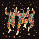 funk rhythms in spacey, ethereal soundscape, danceable beats