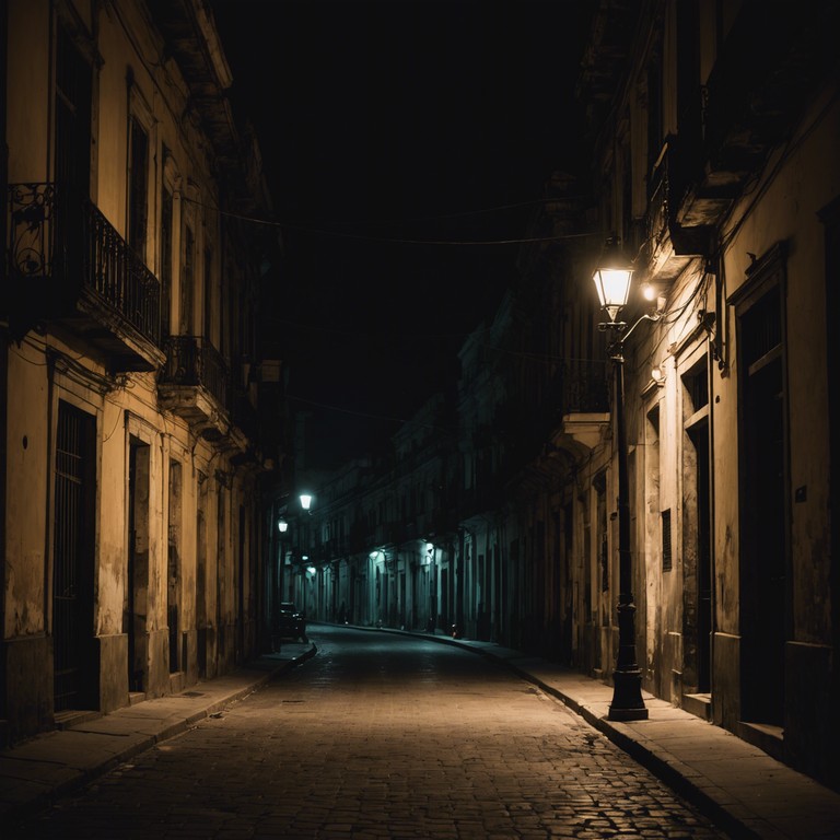 In the heart of a moonlit havana, mysterious rhythms tell stories of ancient spirits and secrets held by the city. This track blends afro cuban rhythms with an ominous undertone, perfect for evoking the feel of a mysterious, haunted tropical night. As the congas play, each beat seems to echo the whispers of the past, creating a captivating soundscape that is both haunting and alluring