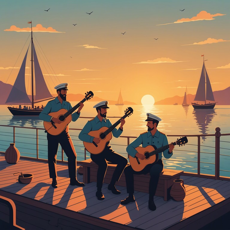 Embrace the vibrant life aboard a russian naval vessel with this cheery, rhythmic track. The combination of traditional tunes and hearty melody celebrates the rich heritage and pride of the navy, uplifting the spirits of all who listen.