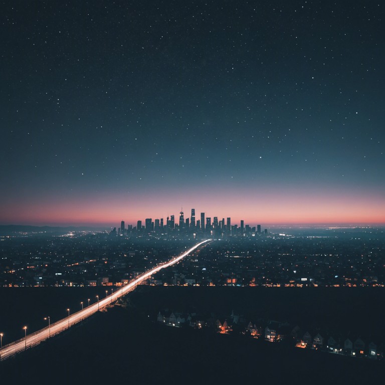 Imagine pulsating synth rhythms crafting a sonic backdrop for a journey through a vibrant futuristic city. Perfect for a nighttime drive or an energetic walk through illuminated streets.