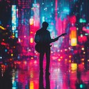 a dark punk instrumental journey through a neon dystopia