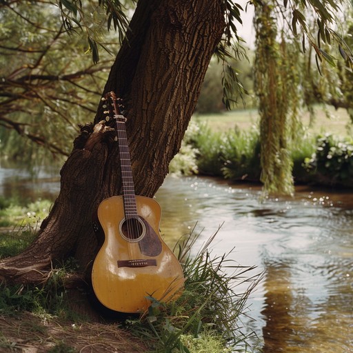 Serene acoustic serenity invites listeners to enjoy a tranquil auditory experience through its melodic and calming ballad. Soft fingerpicked guitar strings weave a tapestry of serene harmonics, perfect for unwinding or creating a peaceful atmosphere. The gentle ebb and flow of the melody offer a moment of reflective tranquility, transporting listeners to a peaceful retreat in the mind.