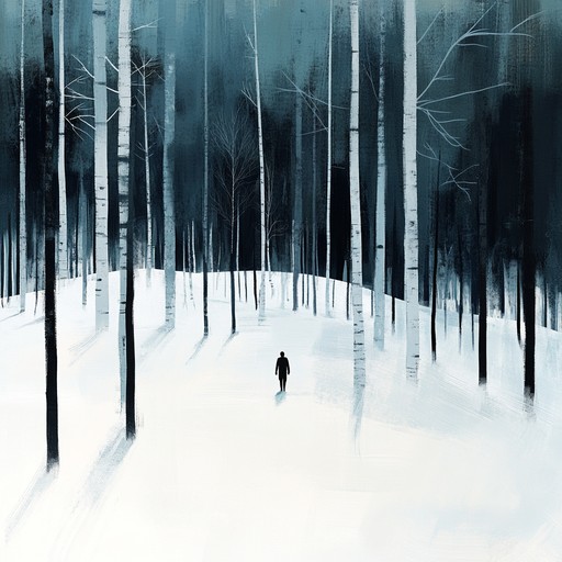 This instrumental uses the expressive nature of a piano and haunting string arrangements to paint the picture of winter's quiet, forlorn scenery. The capriccio form allows for sudden changes in mood and dynamics, mirroring the unpredictability of winter weather and the human soul's introspective journey during the cold months.