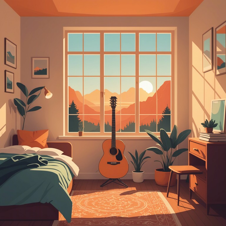 A playful and serene track that embodies the essence of a joyful, lazy morning with sun filtering through the blinds. The melody ebbs and flows like the gentle pace of a slow, perfect morning, inviting feelings of contentment and warmth.