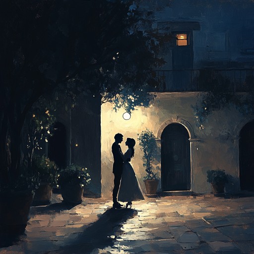 A serene instrumental tango featuring soothing bandoneon melodies that evoke the calm of a moonlit night.