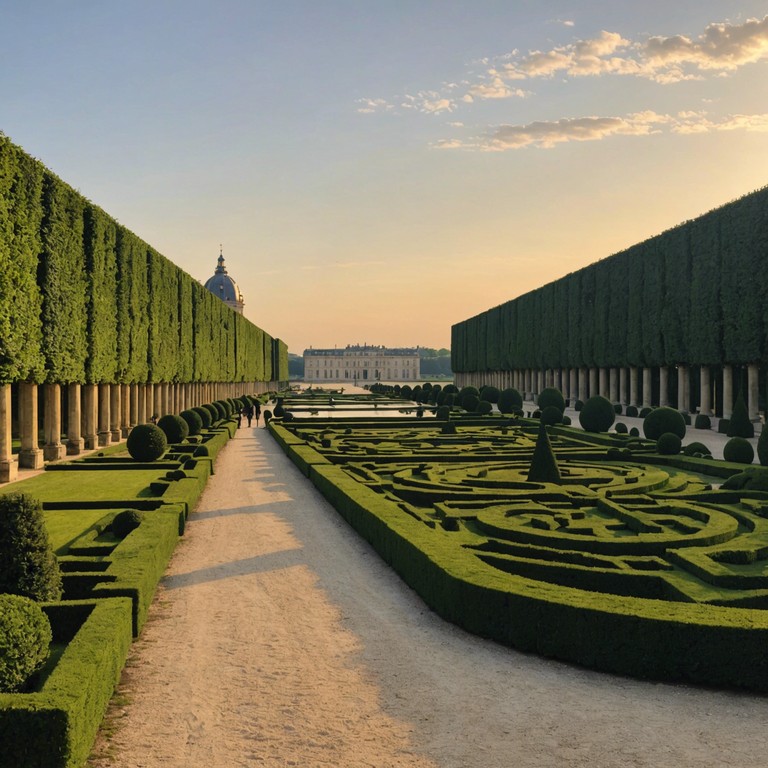 Transport listeners to the golden age of versailles where music filled the halls with regal elegance and dramatic expression, articulated beautifully through the plucking and pressing of harpsichood keys, rekindling the spirit of a bygone era of kings and courts.