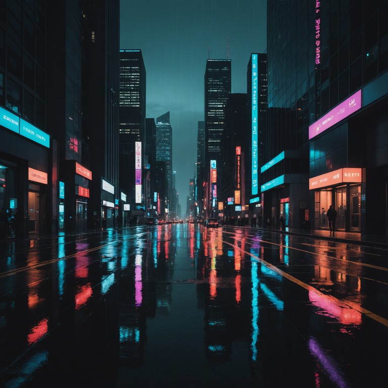 This composition embodies the essence of the urban sprawl's electric atmosphere and rebellious spirit, blending gritty rhythms with assertive melodies