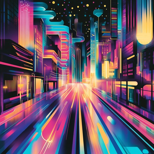 A captivating instrumental that merges trippy psychedelic elements with upbeat new jack swing grooves, featuring syncopated rhythms, swirling synths, and a hypnotic bassline, crafting a vivid sonic journey through neon lit cityscapes