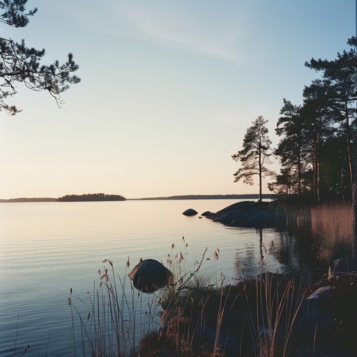 Experience the serene beauty of a finnish summer evening with this peaceful instrumental suomipop composition. The track features gentle melodies played on an acoustic guitar, accompanied by soft, harmonious backgrounds. Ideal for creating a relaxing atmosphere, this piece blends traditional finnish elements with modern pop sensibilities. Perfect for unwinding and reflecting on the beauty of nature.