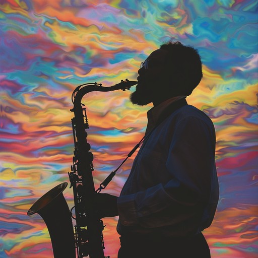 A soothing yet powerful track showcasing smooth jazz transitions with deep soulful vibes. Vibrant saxophone solos interweave with rhythmic patterns, crafting a tune that inspires feelings of freedom and joy