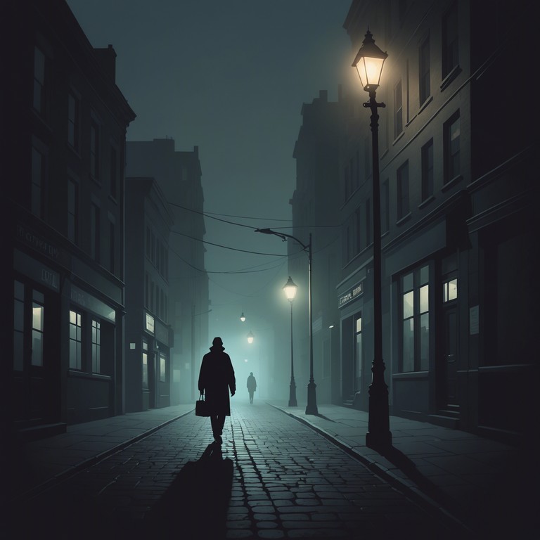 An instrumental track featuring deep basslines intertwining with eerie synth melodies crafting an atmosphere of urban exploration at night. The song captures the essence of wandering through a city's shadowy corners, enveloped in mystery.