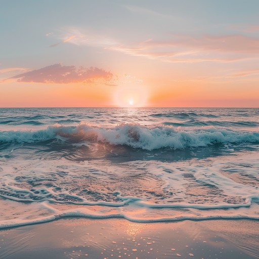 Feel the gentle waves and warm sun with this relaxing track featuring a soft acoustic guitar and ambient ocean sounds, creating an idyllic, serene backdrop that transports you to a peaceful beachside afternoon, perfect for unwinding or meditating.