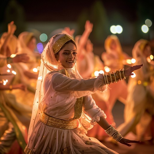 This track abounds with high energy rhythms and traditional punjabi melodies, leading to an uplifting and joyful atmosphere perfect for any celebration. The central dhol drums create a powerful beat encouraging everyone to dance.