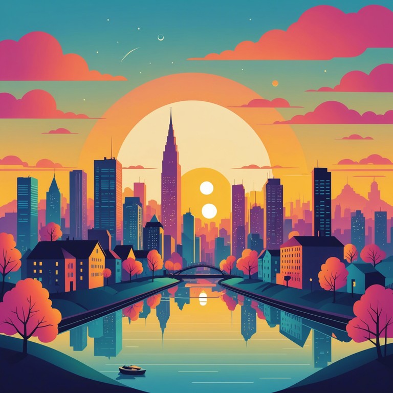 Imagine a track that energizes you as the sun rises, blending nostalgic synths with upbeat rhythms. It's perfect for starting the day with positivity and energy. This instrumental piece uses electronic sounds reminiscent of the 80s new wave era, delivering a fresh yet familiar feeling that gets your feet moving and spirit soaring as dawn breaks.