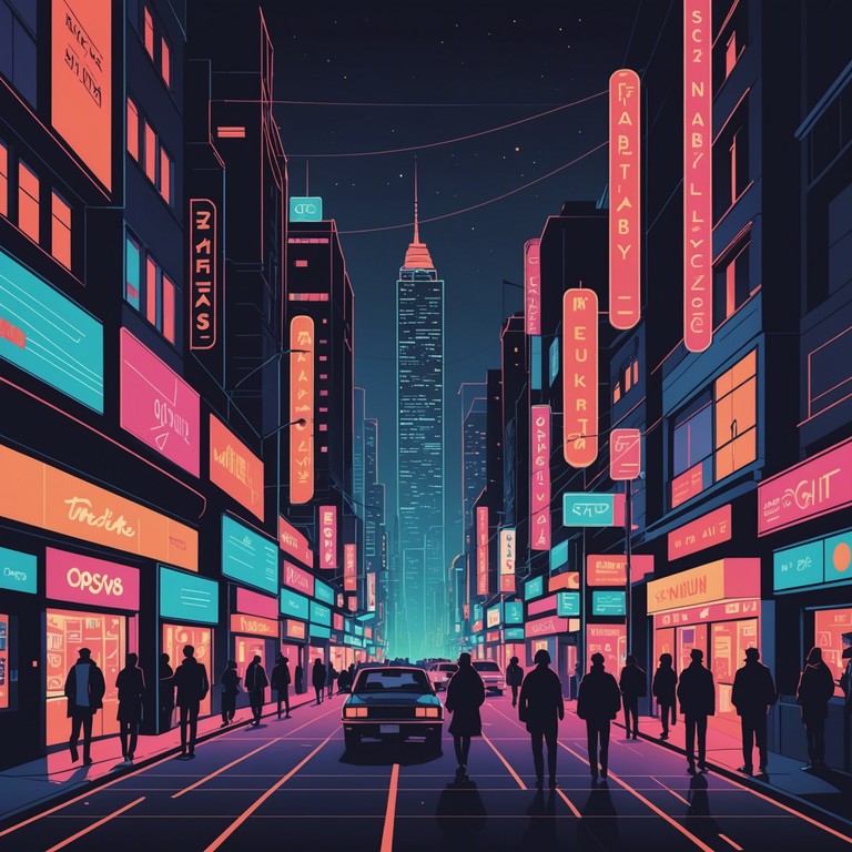 This track encapsulates the vibrant energy of a bustling metropolis with a groovy broadway twist. Featuring a dynamic blend of theatrical melodies and urban style beats, it embodies the spirit of the city that never sleeps, ideal for depicting scenes of nighttime adventures and dazzling city lights.