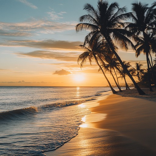 Immerse yourself in the soothing sounds of a tropical paradise, where gentle waves kiss golden sands and the sun paints the sky with hues of gold and crimson. This instrumental piece blends mellow ukulele strums with serene melodies, evoking the heartwarming essence of an island getaway.