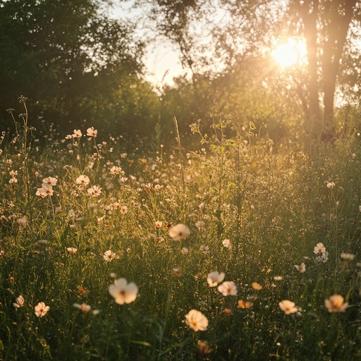 A gentle polka tune set in a sunlit meadow, featuring soothing accordion melodies complemented by soft percussion. The piece evokes a nostalgic yet joyful atmosphere, perfect for a tranquil summer day spent in nature. Lighthearted and whimsical, it creates a calming and peaceful background for any setting.