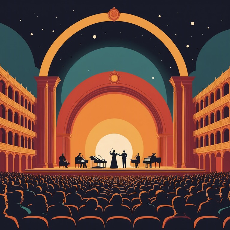 Imagine an opera that not only respects tradition but embraces the energy of today. 'verona's vibrant voices' captures the essence of historical and modern festivities, blending rich operatic tones with the vibrant life of a contemporary city.