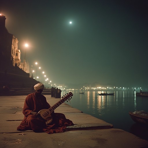 Soothing waves of sitar melodies intertwined with ambient sounds lead the listener on a meditative journey through the mystical and serene twilight of varanasi. Traditional hindustani elements merge with contemporary ambient tones to create a peaceful and introspective soundscape.