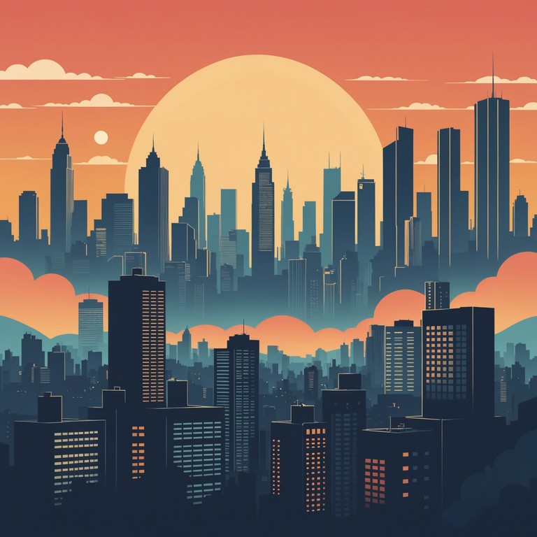 This track embodies the spirit of the city with its blend of slow, hypnotic beats and ambient synth lines that convey a sense of hope and progress. The music paints an auditory picture of early morning cityscapes, soft sunlight illuminating the high rise buildings, and the calm, reflective moments before the day's hustle begins.