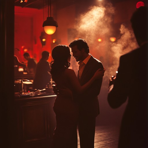 Immerse in a world of passionate latin jazz rhythms, where sultry saxophone melodies intertwine with intimate night vibes, capturing the essence of a moonlit tango. The evocative tones of the sax set a sensual atmosphere, perfect for late night reflection or romantic rendezvous.