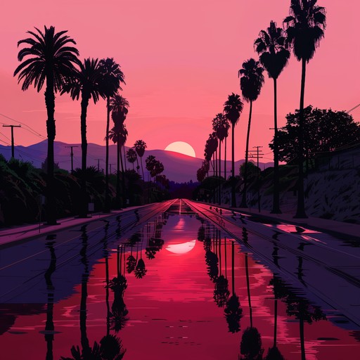 Imagine driving through neon-lit streets of los angeles during sunset, with skyscrapers casting long shadows and the echo of distant sirens. This track encapsulates that vivid yet mellow evening atmosphere, designed to resonate with feelings of nostalgia and a deep sense of yearning for the unknown, enhanced by a smooth, jazzy trumpet melody layered over a chill trap beat