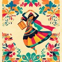 energetic instrumental bhangra track radiating confidence and vibrant rhythms