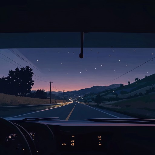 Imagine driving through a serene nightscape, with soft melodies that enhance the quietness of a city at rest. This alternative track maintains soothing tones, encouraging deeper relaxation and introspective thought while you navigate through the shadows and whispers of the urban night.
