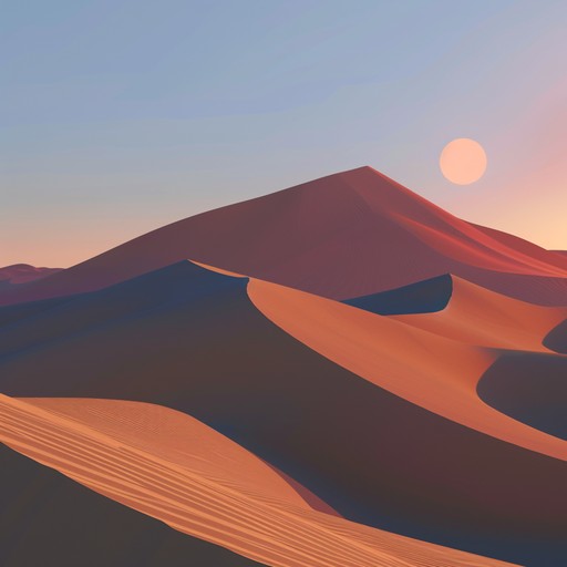 This instrumental track delves deep into the heart of an enigmatic desert. Starting with the profound, resonant sounds of the duduk, it conjures images of ancient sands, silent whispers, and age old secrets. Layers of deep percussion and ethereal strings build drama, transporting listeners to a timeless, sun drenched landscape filled with wonder and tension.