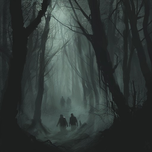 An eerie exploration of shadowy forests using mystical, dark folk motifs. Whispered melodies over uncanny, organic rhythms create an unsettling yet enchanting atmosphere, blending traditional folk instrumentation with experimental, atmospheric production techniques.