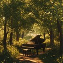 gentle melodies evoke a peaceful summer afternoon scene.