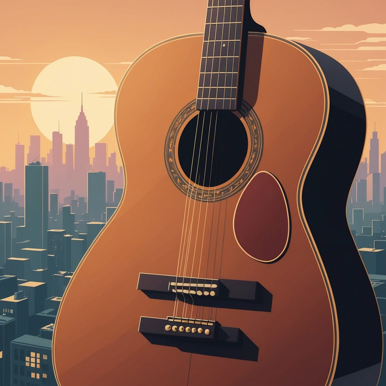 Imagine the first gentle rays of the sun, illuminating a quiet city, bringing warmth and life as it awakens. The song captures this transition with embracing melodies that offer comfort and hope. The acoustic guitar carries a thoughtful tune through city streets slowly coming to life.