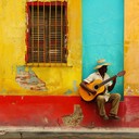 energetic afro-cuban instrumental dance song