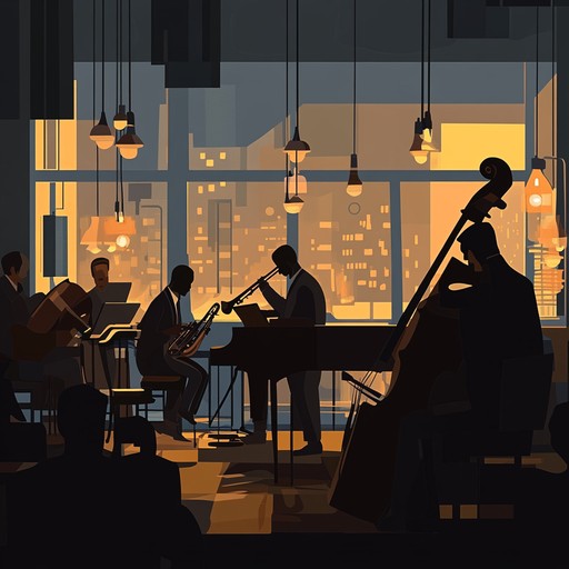 A soothing composition evoking a 1950s evening stroll with mellow saxophone melodies and a nostalgic jazz ambiance. Ideal for relaxing and reminiscing.