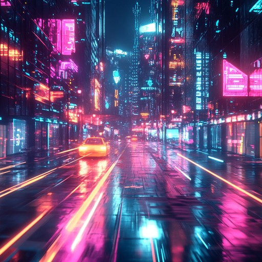 An electrifying instrumental k pop track blending pulsating synth melodies, dynamic beats, and futuristic sounds, evoking the rush of running through a neon lit cityscape in pursuit of dreams