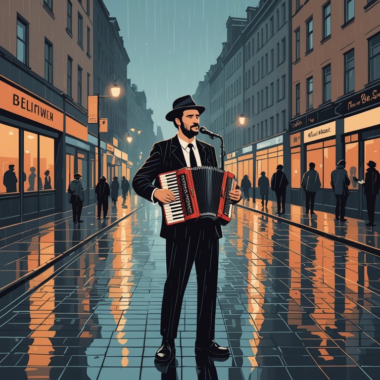 The composition evokes a walk through berlin's bustling streets at dusk, with each note painting a picture of the city’s historic allure and contemporary vibrancy, while tapping into the listener's personal memories and emotions.