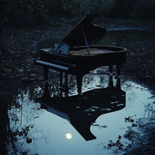 Experience a gentle unraveling of the night’s delicate emotional tapestry, where soft, silken melodies weave through a nocturnal soundscape. A single piano softly echoes the heart's whispers, creating an intimate and serene atmosphere. This piece unfolds the night's calm with a sense of silent drama, inviting listeners to a realm of peaceful reflection.