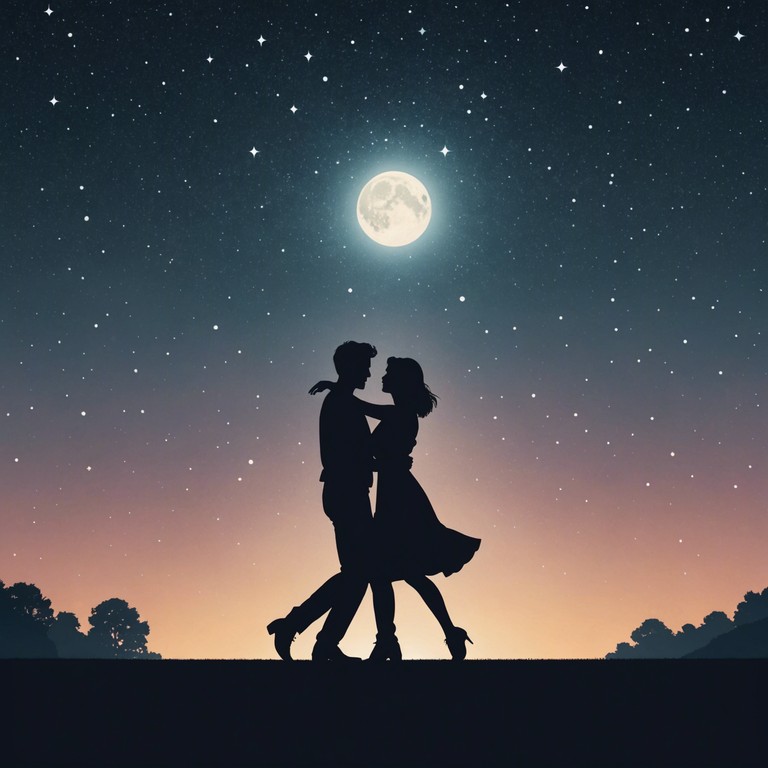 Imagine a quiet evening where the only sound is the melodic harmony of a piano, crafting a romantic atmosphere that captures the essence of intimacy and connection. The melody ascends, depicting the dance of two souls in harmony under the celestial tapestry of a twinkling night sky.