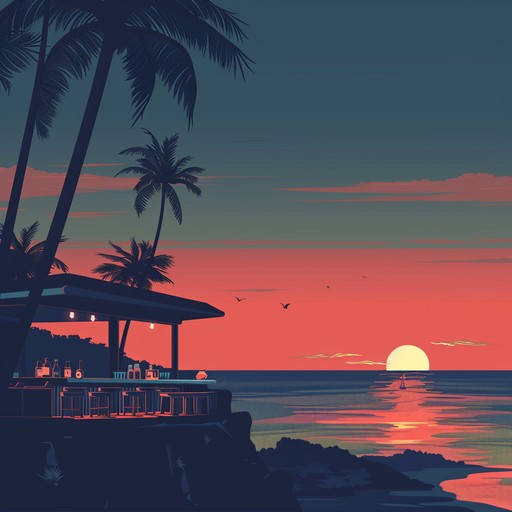 Imagine relaxing by the beach, a gentle breeze caressing your face as the sun sets, casting a golden hue over the horizon. This track combines smooth jazz saxophone solos with steady, low tempo beats to create an ultimate, tranquil lounge experience. Perfect for unwinding after a long day or setting the mood at an upscale social gathering.