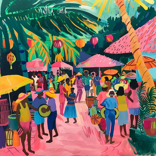 Embracing the energy of a tropical paradise, this track fuses vibrant reggae beats with sunny, whimsical melodies to bring forth an irresistible feeling of warmth and carefree joy.