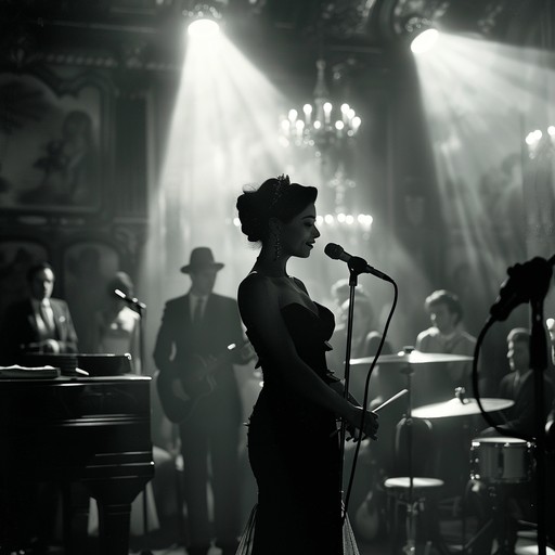 A lively, upbeat jazz number perfect for capturing the vibrancy and excitement of a classic cabaret scene. Filled with energetic piano and bold brass, this track creates an exciting, danceable atmosphere.